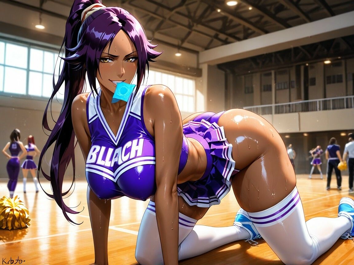 伝説の巨乳キャラシリーズ夜一さん、チアリーダー編 画像2