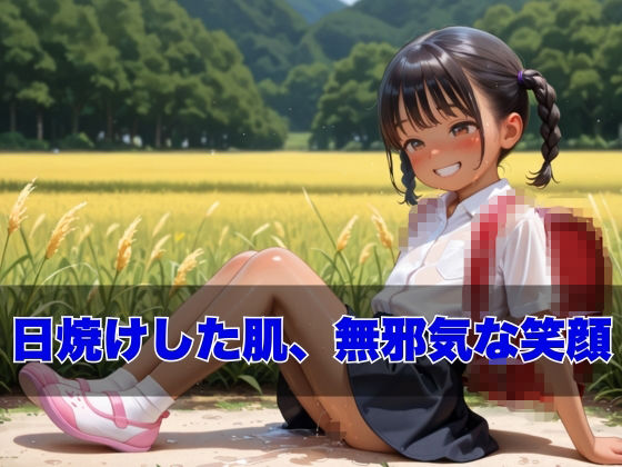 つるぺた 日焼け田舎娘の放尿 サンプル画像 2