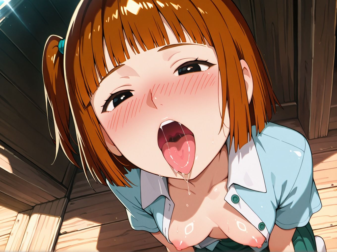 サンプル画像1:つばきちゃん ご奉仕活動記録(とり天) [d_693279]