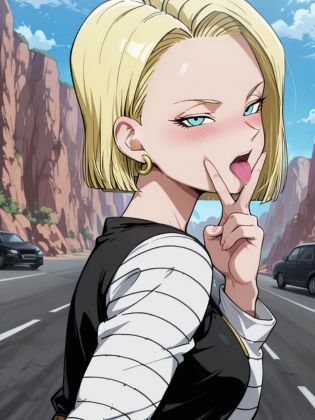 人造人間18号/ Android 18 - デニムスカート/ denim skirt 画像3