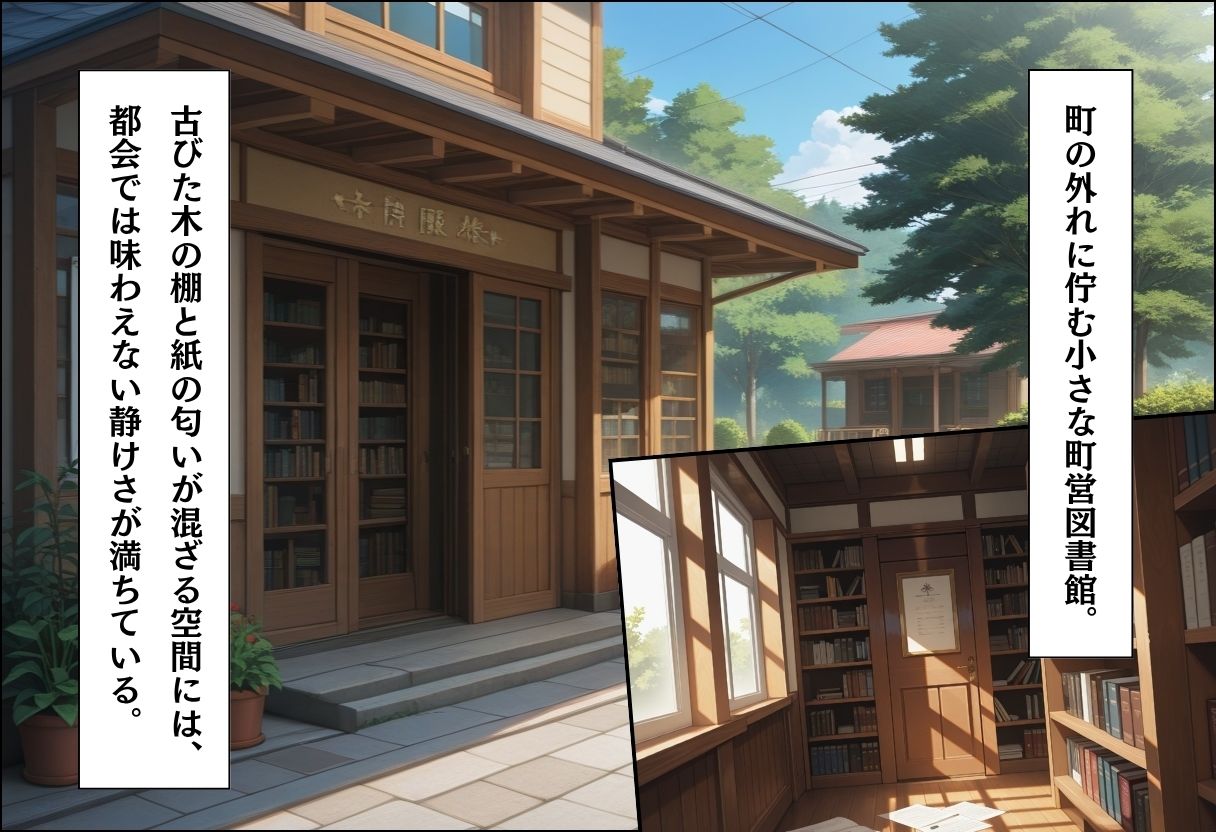 引っ越してきた田舎町がムチムチ熟女だらけだった話〜閉館後の図書館密会編〜 画像1