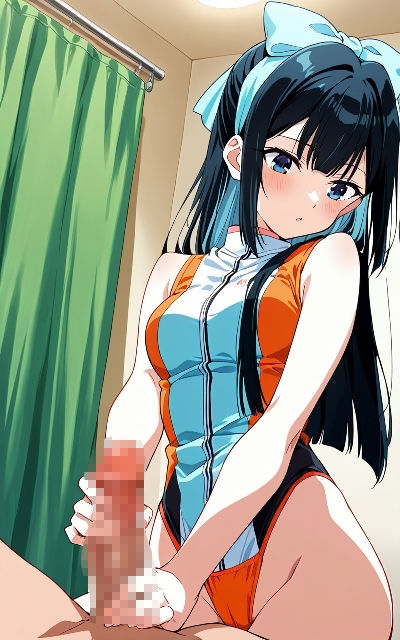 サンプル画像6:美人アイドルの特別ファンサ？  楽屋の中でエロ推し活(2次元美女フェチ) [d_693356]