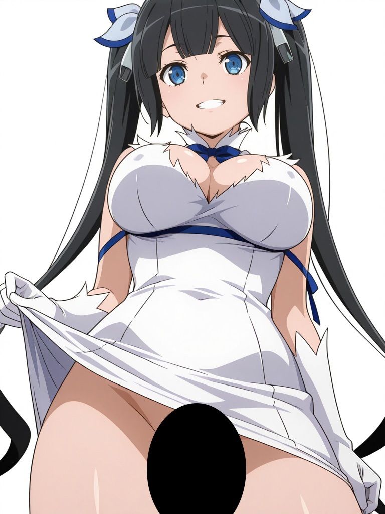 『ダ●ジョンに出会いを求めるのは間違っているだろうか』ヒロイン脱がしてみた スマホでも見やすい縦型 ムキムキ色黒モブがヤリたい放題 シチュエーション&クオリティ厳選済み450枚! 画像2