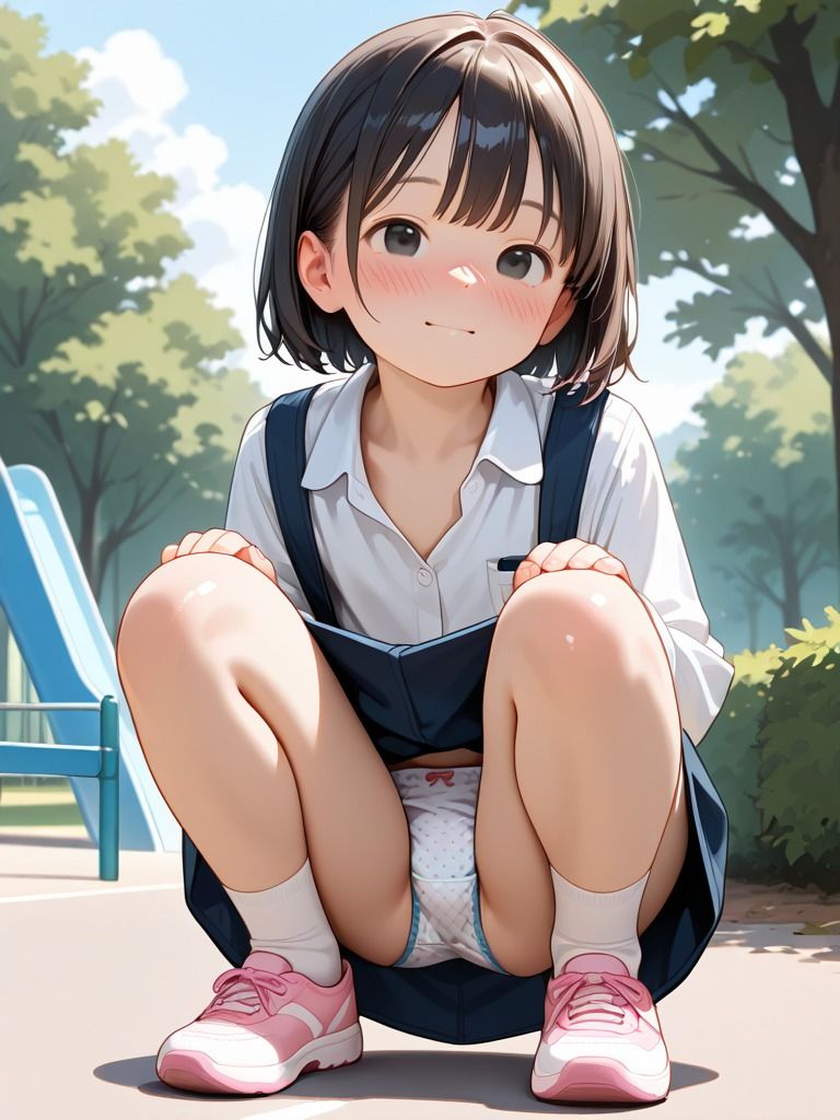 可愛い女の子のスカートの中2