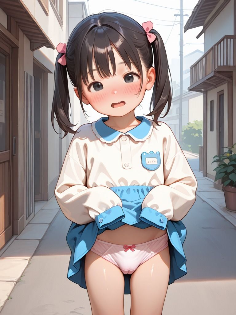 可愛い女の子のスカートの中3