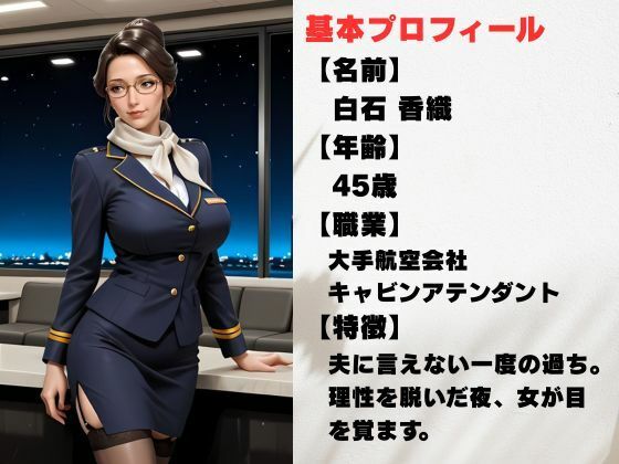 背徳空港ラウンジ  人妻CAが密やかに堕ちる夜 画像1