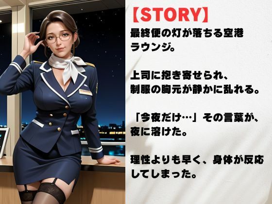 背徳空港ラウンジ  人妻CAが密やかに堕ちる夜 画像2