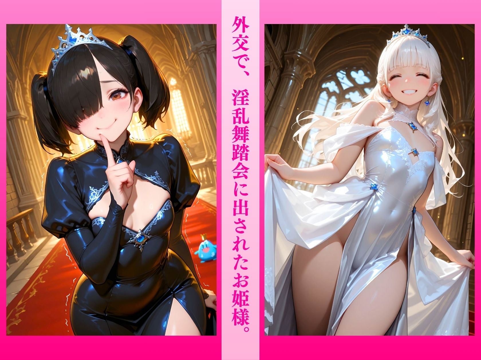 お姫様たちの淫乱舞踏会「我が国をどうかお願いします…」 エロ漫画2