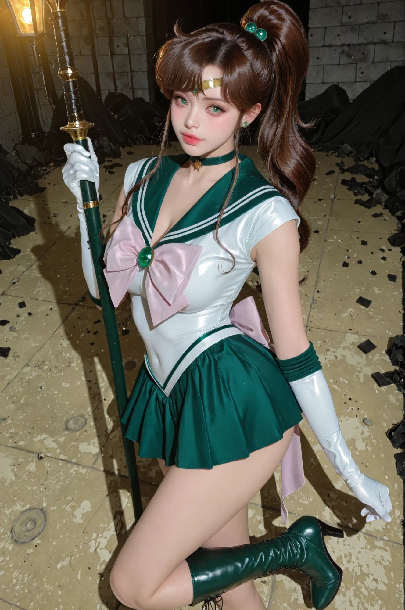 サンプル画像3:三人の美少女戦士(妄想ファンタジー) [d_693757]