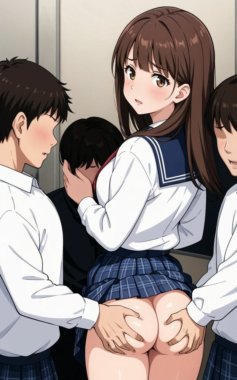 集団痴〇ぶっかけ輪〇 サンプル画像 6