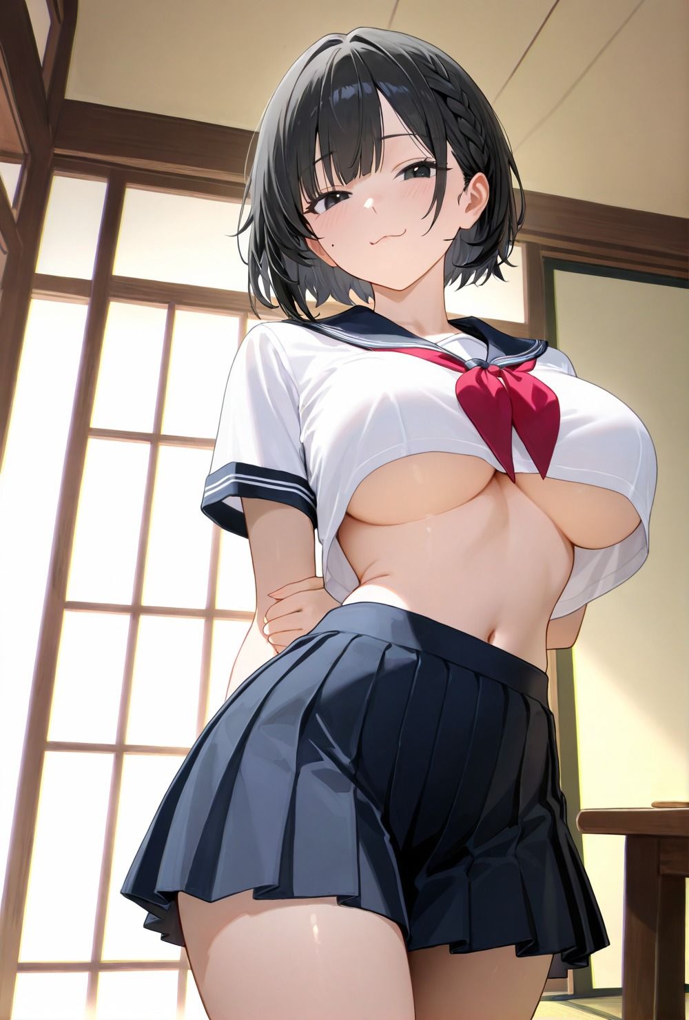 サンプル画像4:女子校生がきもデブ義父の性処理肉便器となった(ぷにっち) [d_693843]