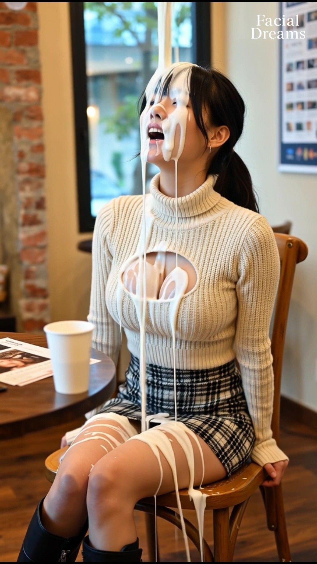 Fluid Dreamsあったかニットの白い憩い 画像6