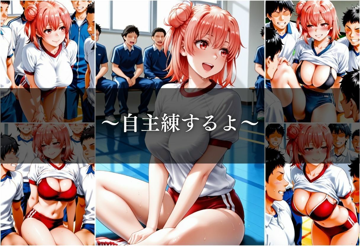 巨乳な先輩との自主練は最高すぎる6