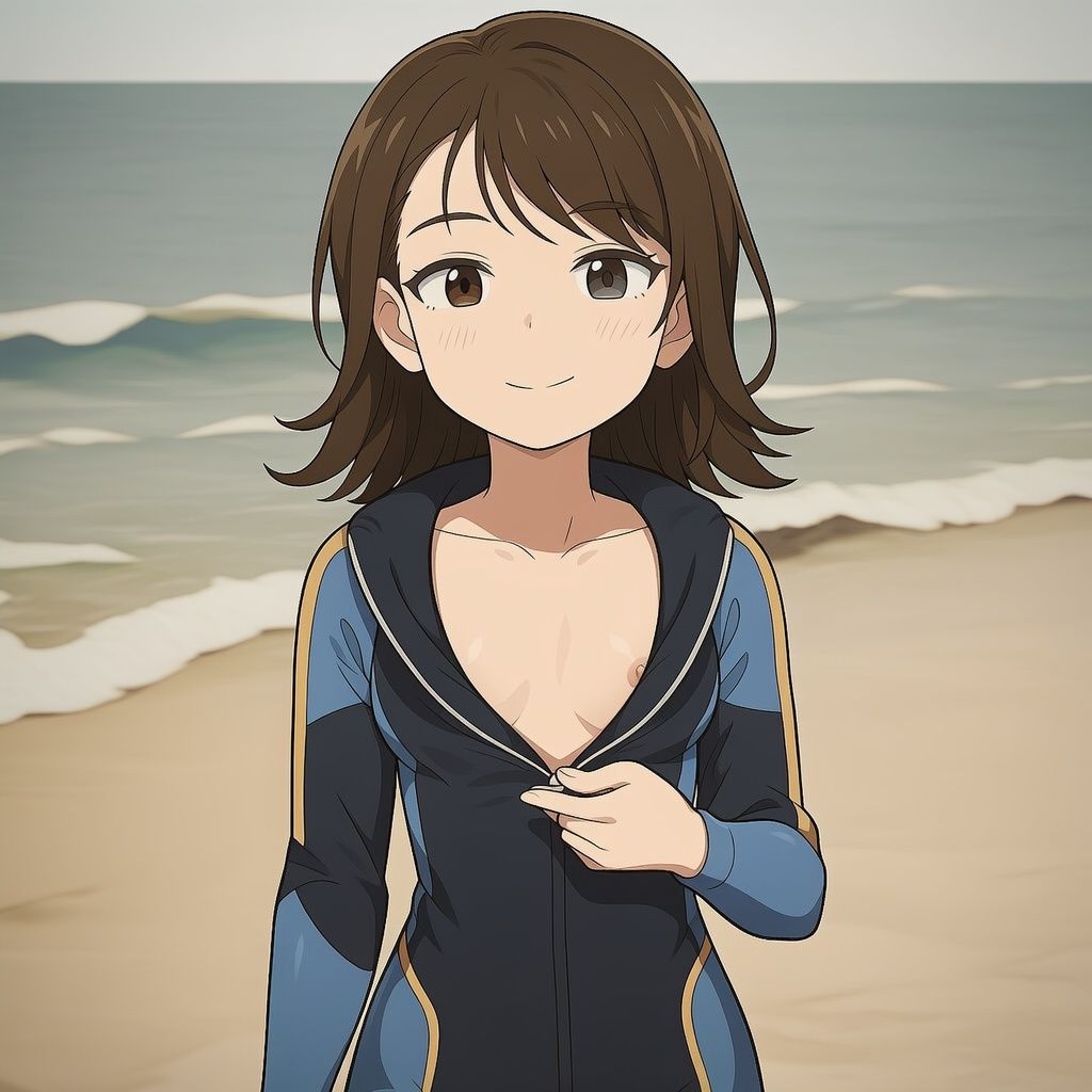 サンプル画像2:【生成用プロンプト付き】AI生成ポロリイラスト【プロンプト】【脱獄】(なみだ) [d_693911]