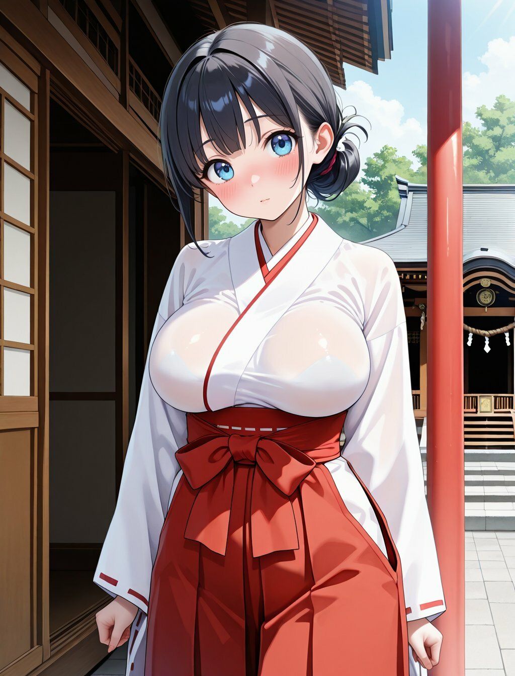 サンプル画像4:供えの社 ―神に捧ぐ少女―(巨乳の園) [d_693944]