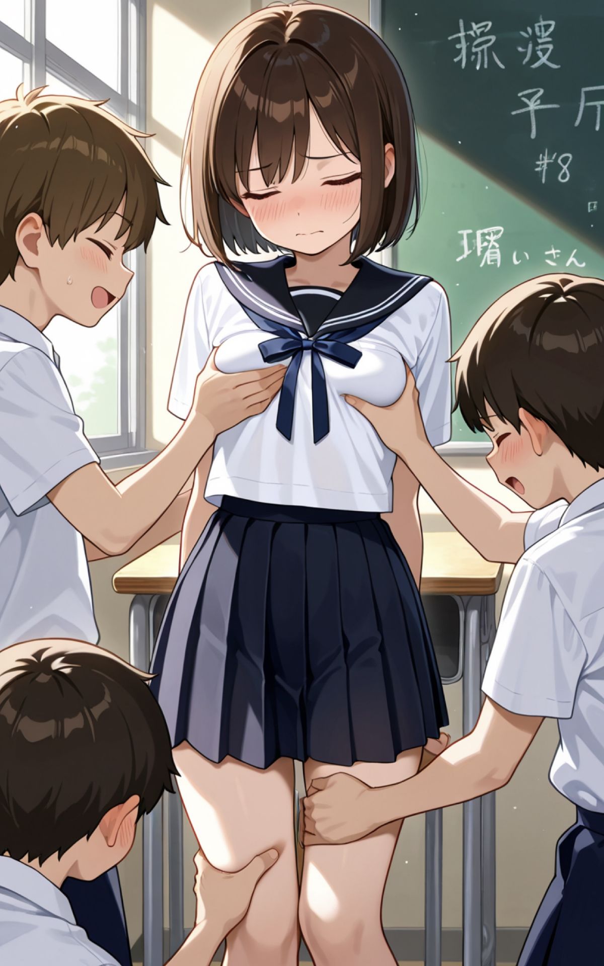 サンプル画像2:身体検査（1）(Yumeneko Factory) [d_693981]