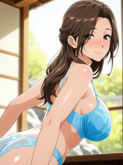 サンプル画像2:叔母さんと温泉旅行。「勃起」バレて虐められる(ハメオロメン) [d_694014]