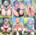 アイドル達の野外パンツ越し放尿 後編