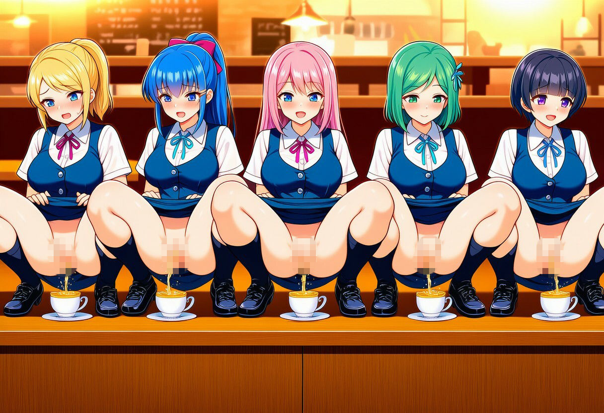 サンプル画像6:お飲み物はいかがですか？(ハーレム神) [d_694043]