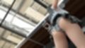 女子アナになった二階堂沙耶・早朝のニュース番組の冒頭でミニスカートでダンスすることを業務命令で強要される・ダンスVer.2:Vol.06『ただの話題作りとのことで電源OFF（のはず）のカメラが4台、ローアングルから彼女のスカート内を覗き込むように設置されている:PV06_ゼブラ柄フルバックパンティで扇風機風チラ』