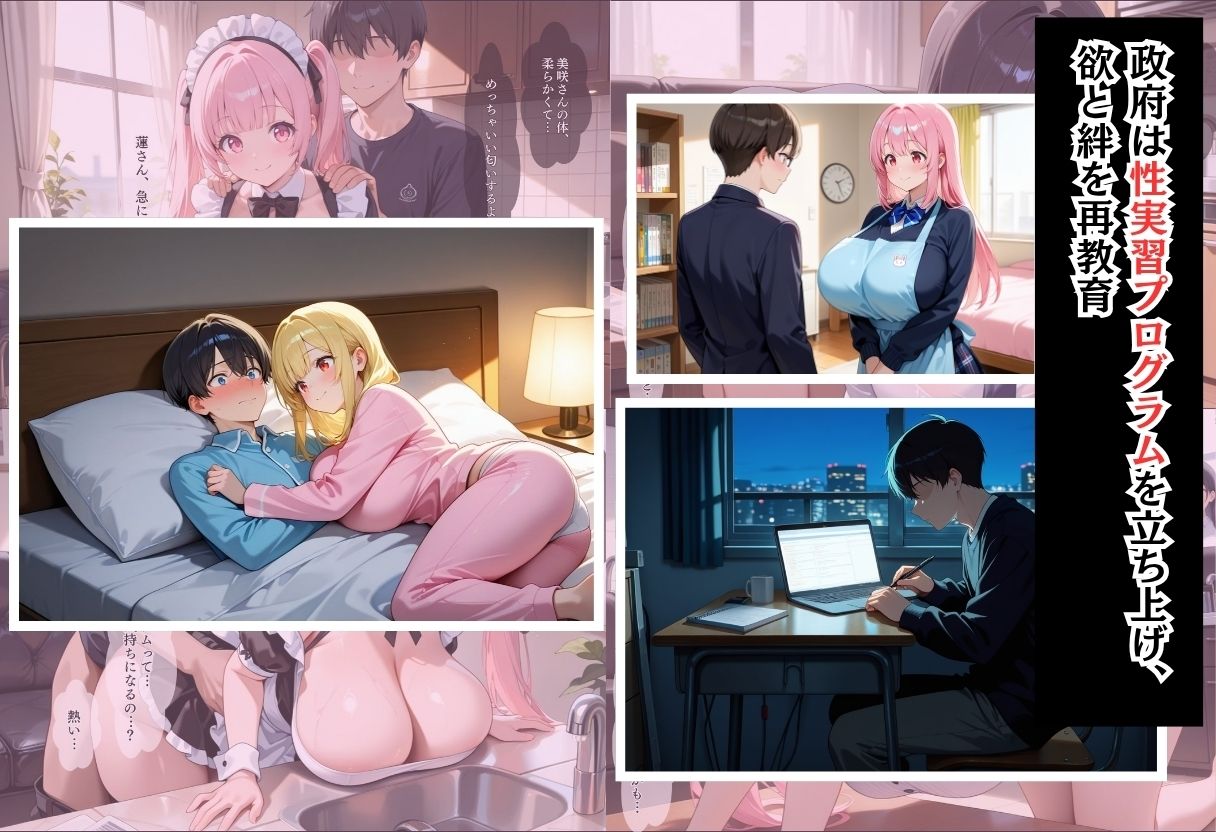 性実習プログラムーセックスが義務教育になった話〜メイドとOLの競争愛編〜 画像2