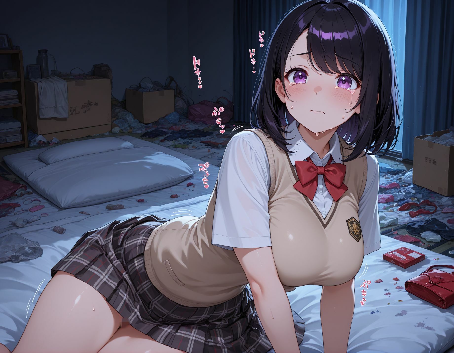 サンプル画像1:隣人の女子校生に種付け〜汚部屋監禁レ●プ2〜(むちむちソフト) [d_694108]