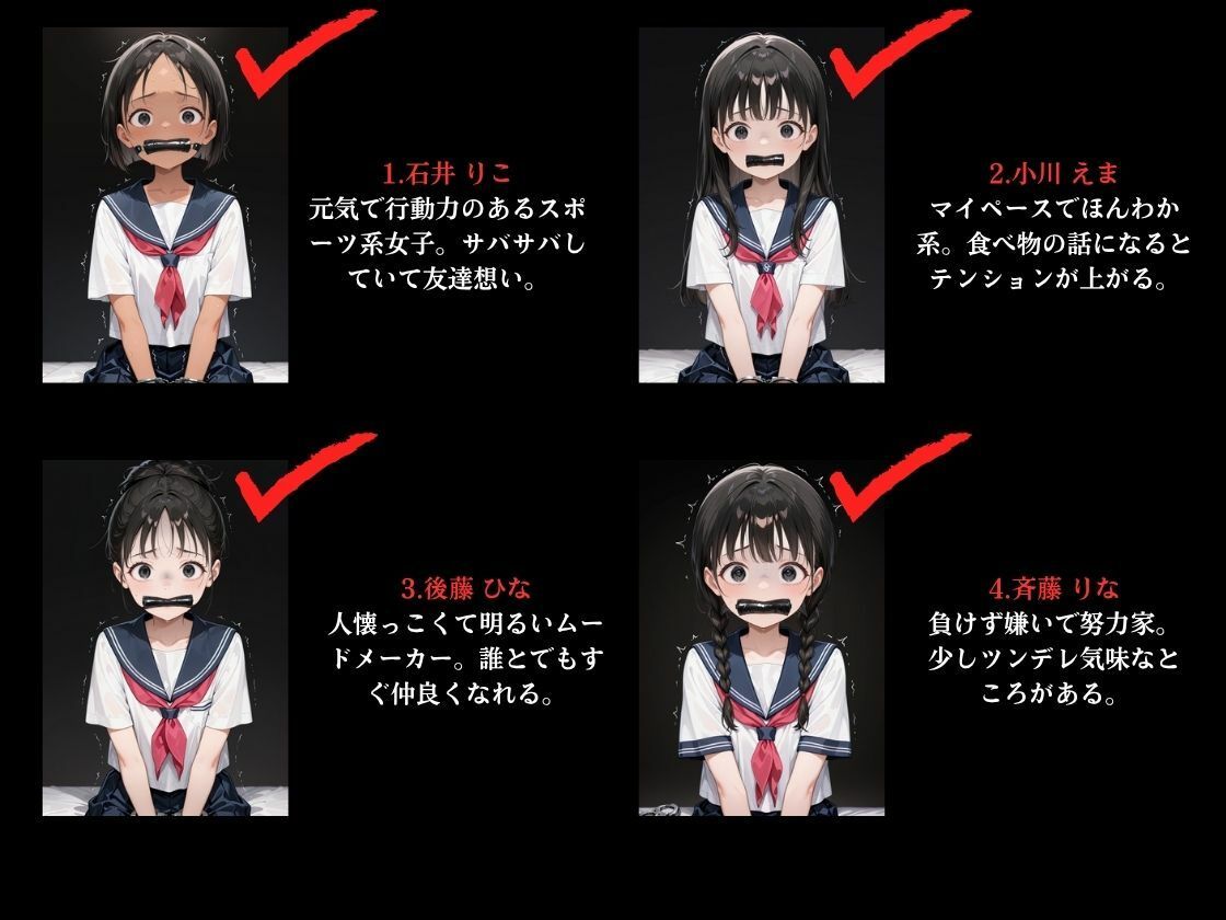 肉便器～キモおじ達の肉便器にされる10名の生徒達～6