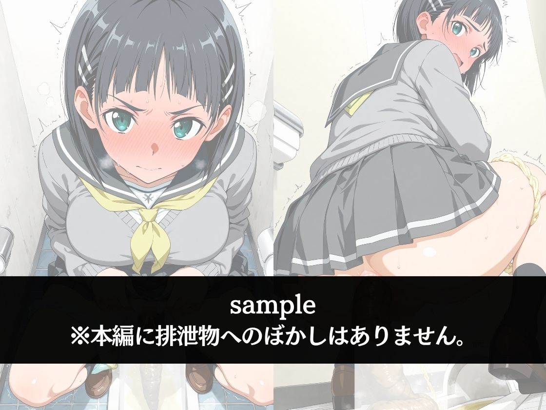 サンプル画像1:極太ウンコトイレ乱入〜絶対に見られたくない姿〜桐ヶ〇直葉(極太黄金堂) [d_694360]