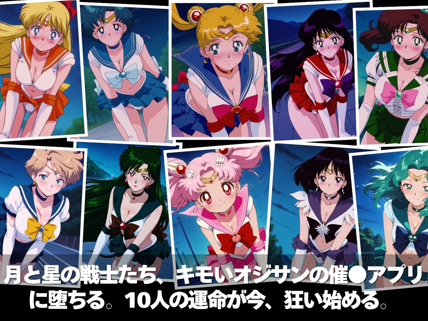 キモ男の逆襲。孕ませ完全征服！全員ペット化計画。月が導き、子宮が堕ちる。  〜セーラーム●ン編〜 画像1