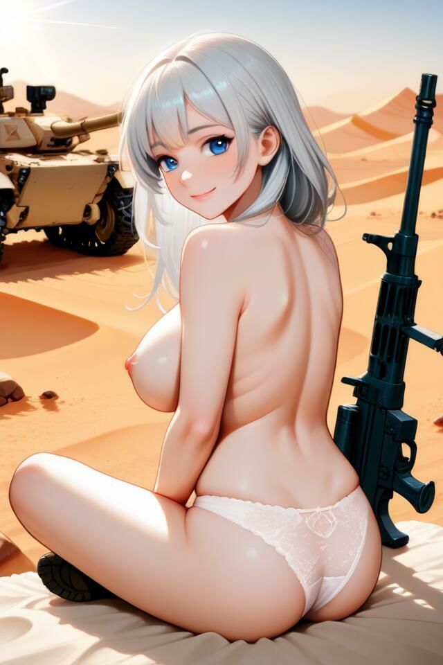 きっと見つかるあなたの1枚 砂漠の巨乳美女兵士 画像8