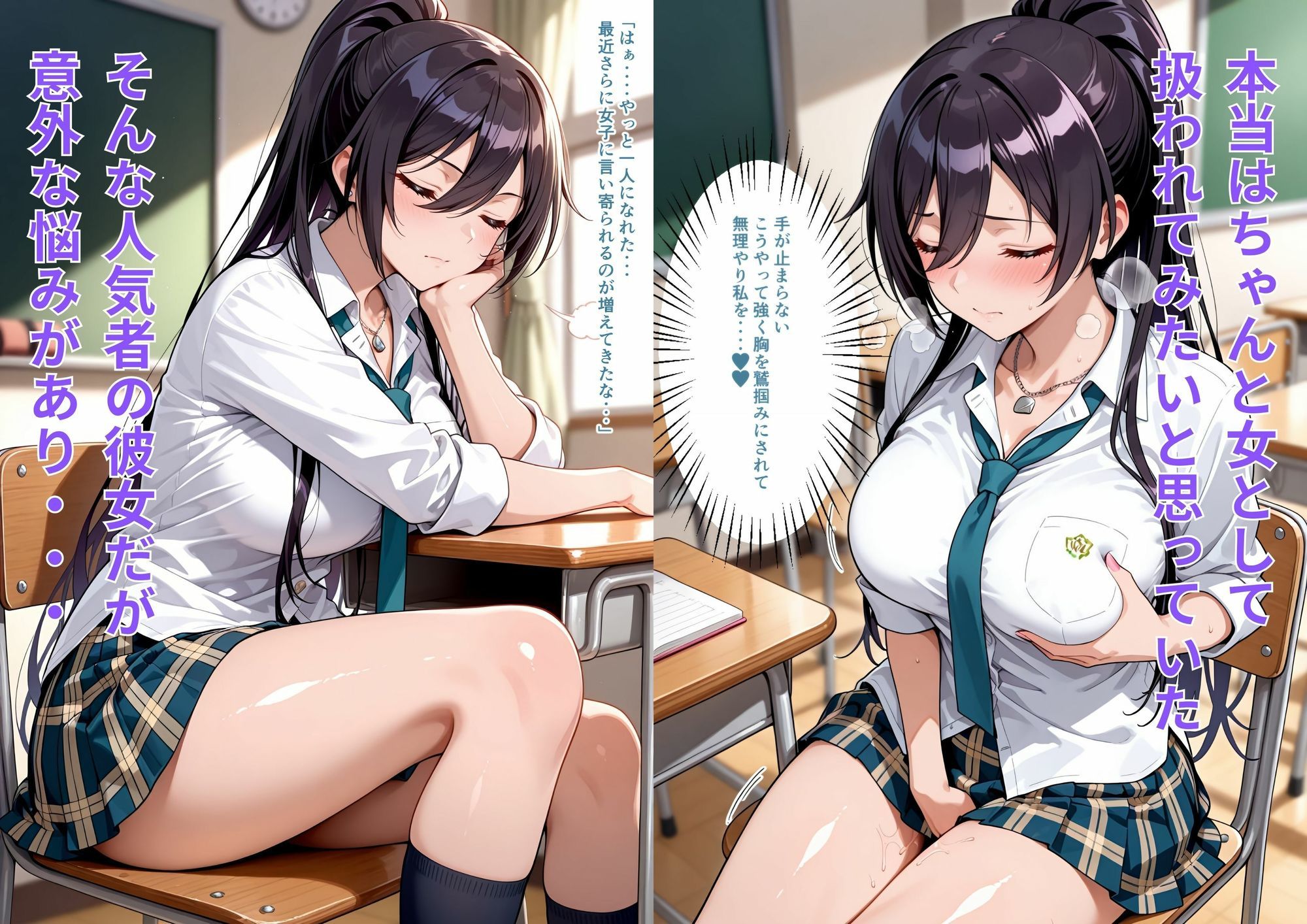 サンプル画像2:王子様の秘め事  私だって本当はメスなんだからっ(はやふ) [d_694442]