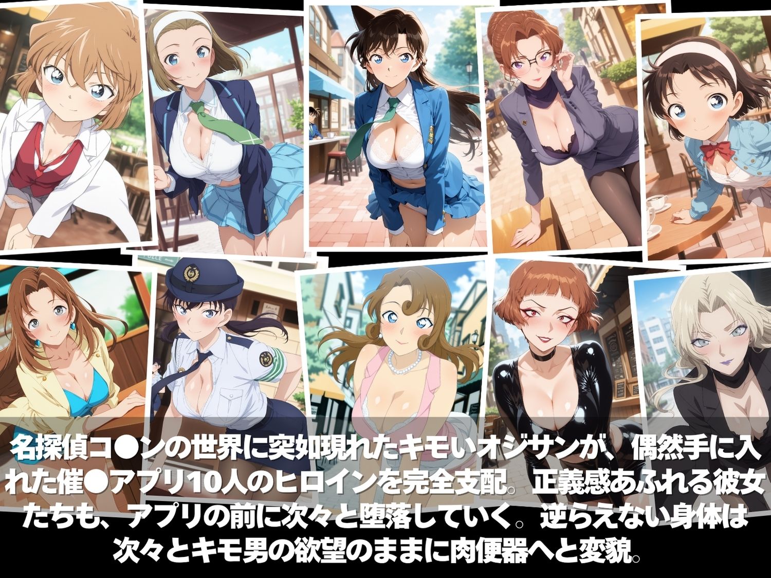 サンプル画像1:キモ男の逆襲。孕ませ完全征服！全員ペット化計画。黒の組織も驚く、完全支配。  〜名探偵コ●ン編〜(ぽかぽかさんぽ) [d_694463]