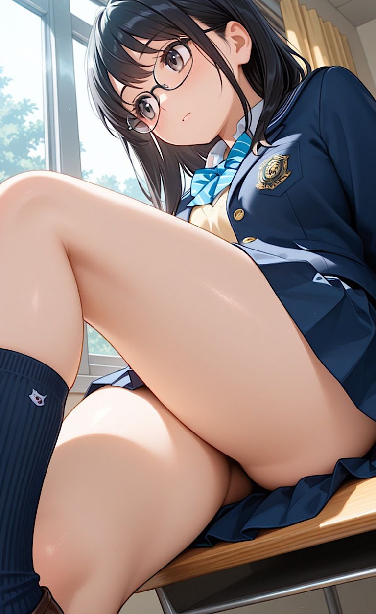 【眼鏡マジメ優等生426枚】結局1番エロいのは眼鏡をかけたマジメ優等生の自然体のエロさ! 画像2