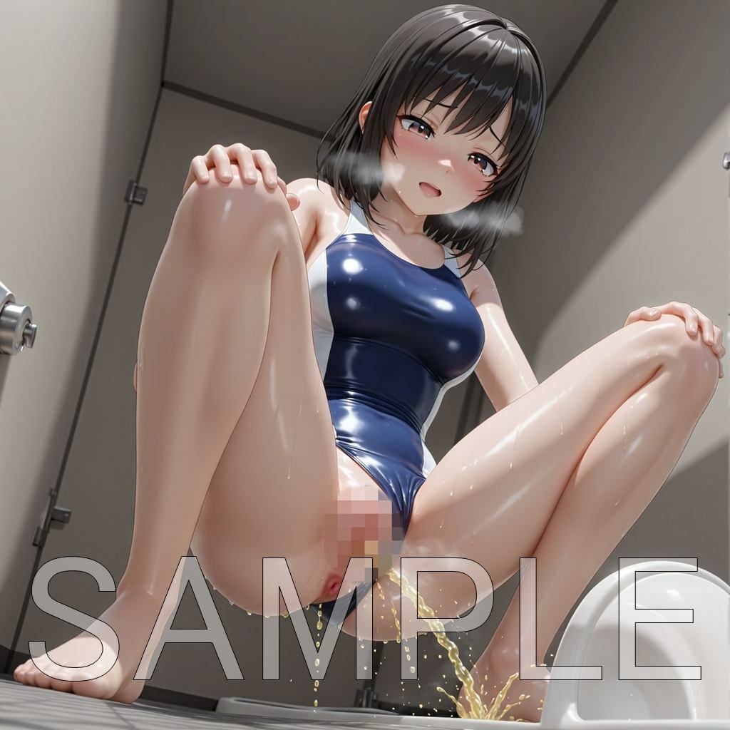 水着おしっこ集  ビキニ・スク水 画像1