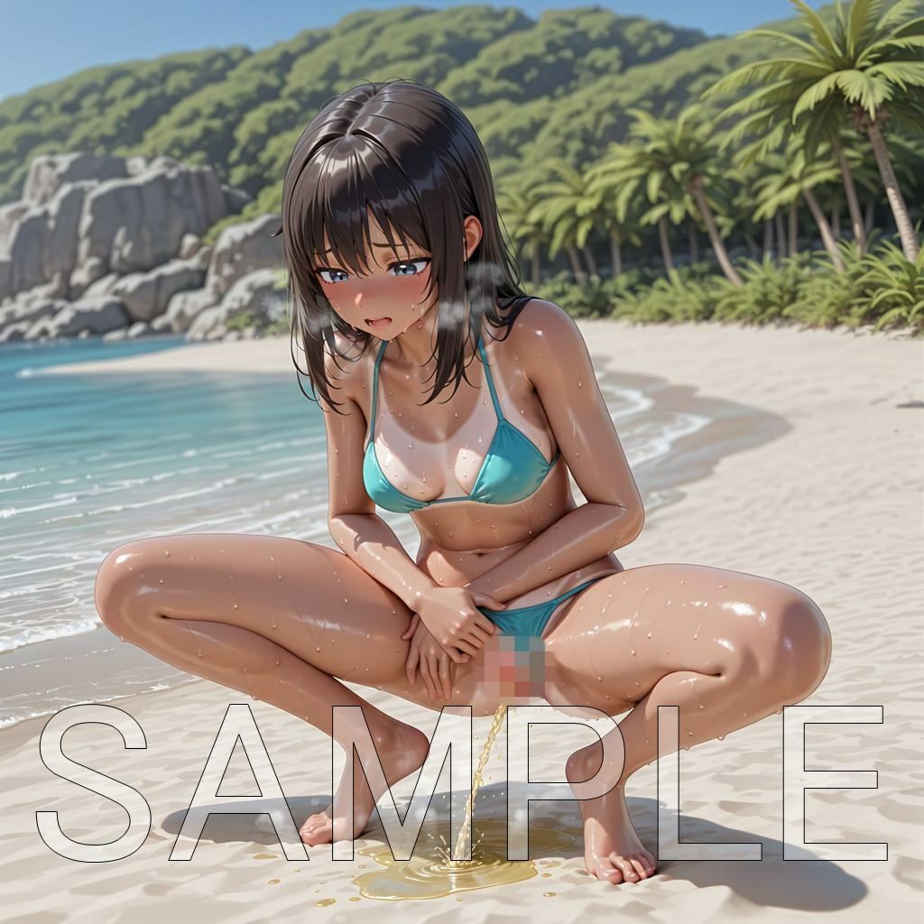 水着おしっこ集  ビキニ・スク水 画像5