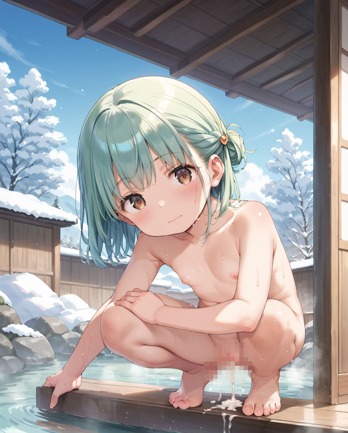 禁断の秘湯へ、火照る少女たちに誘われて  081