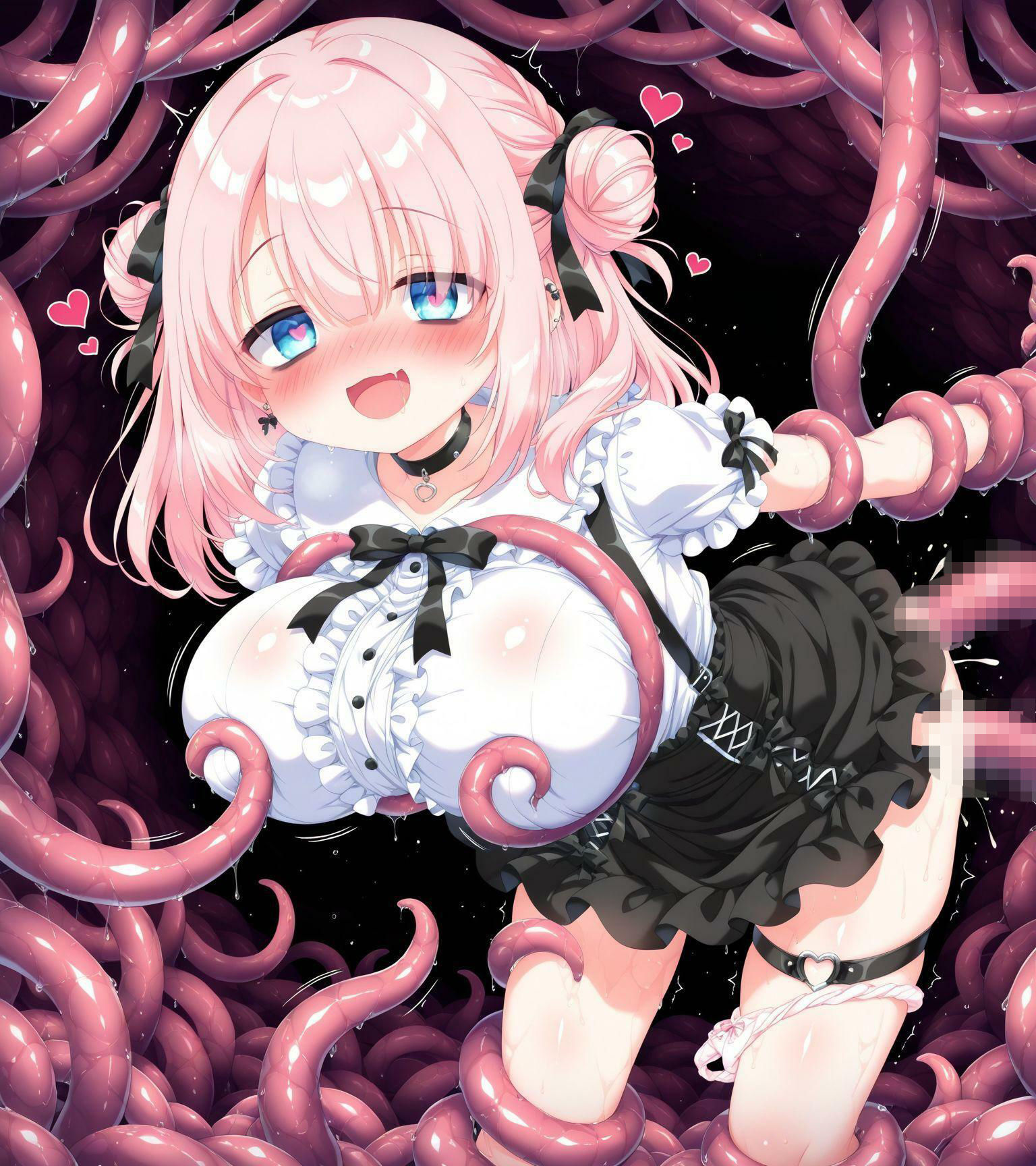 メンヘラ触手無理矢理大量産卵 画像1