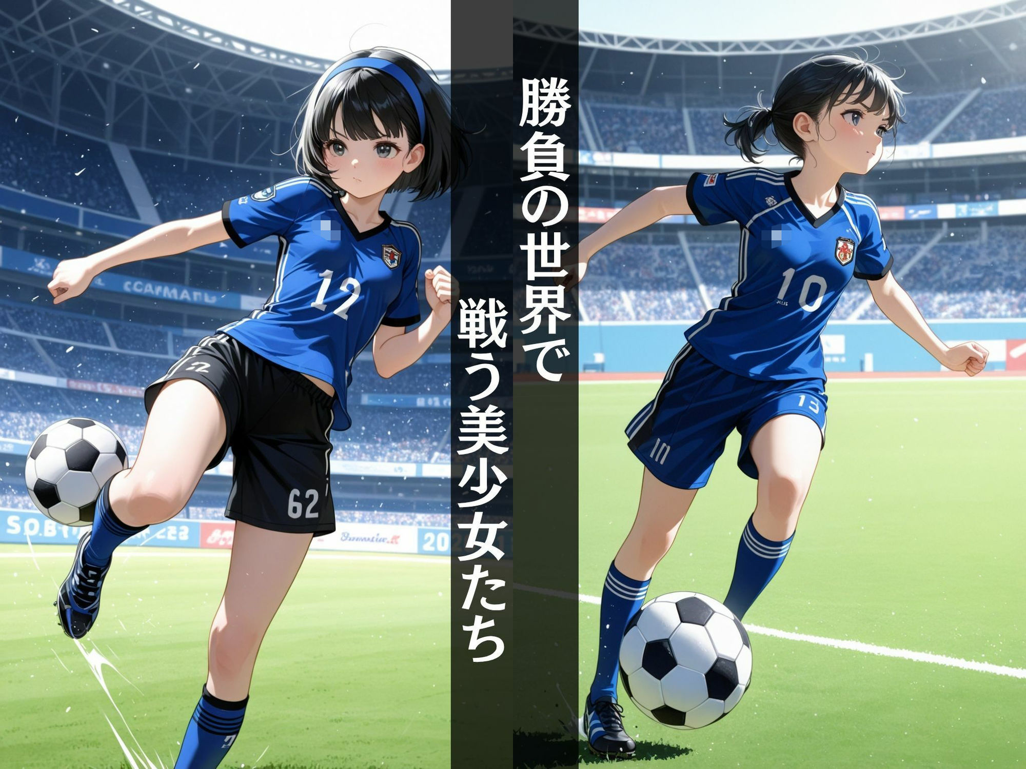 【女サカ部】  スリムな体に大量の中出し！〜負けず嫌いの顔が快感に歪む〜 - hitomi raw無料エロ漫画（同人誌）サンプル画像 002