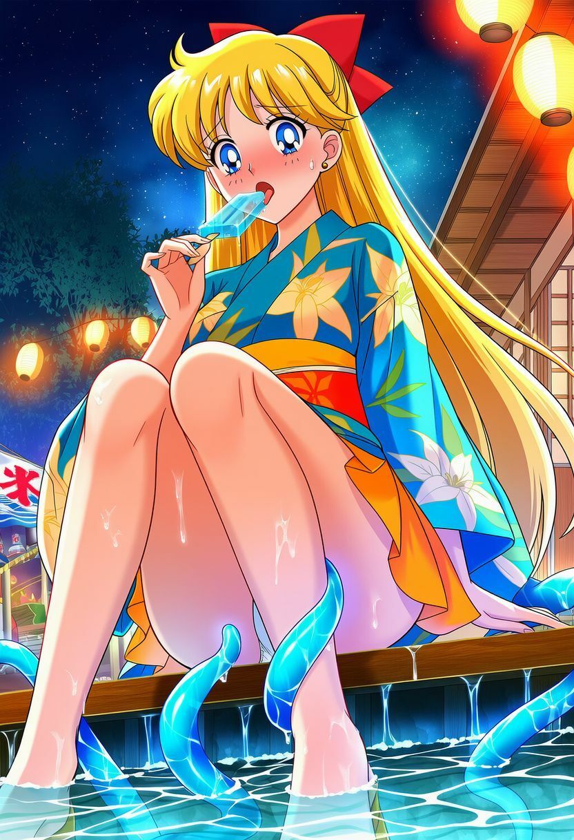 セーラー戦士・サターンとヴィーナスが触手に捕まった動画 画像10