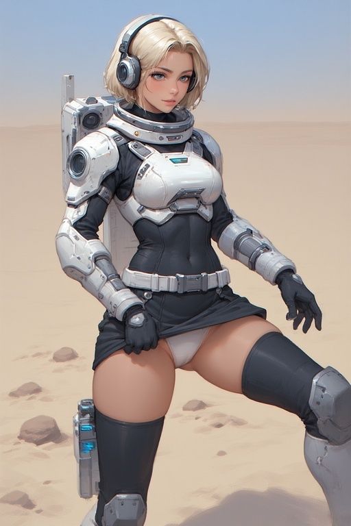 女性宇宙パイロット火星触手遭遇撃退パンチラ画像集 サンプル1