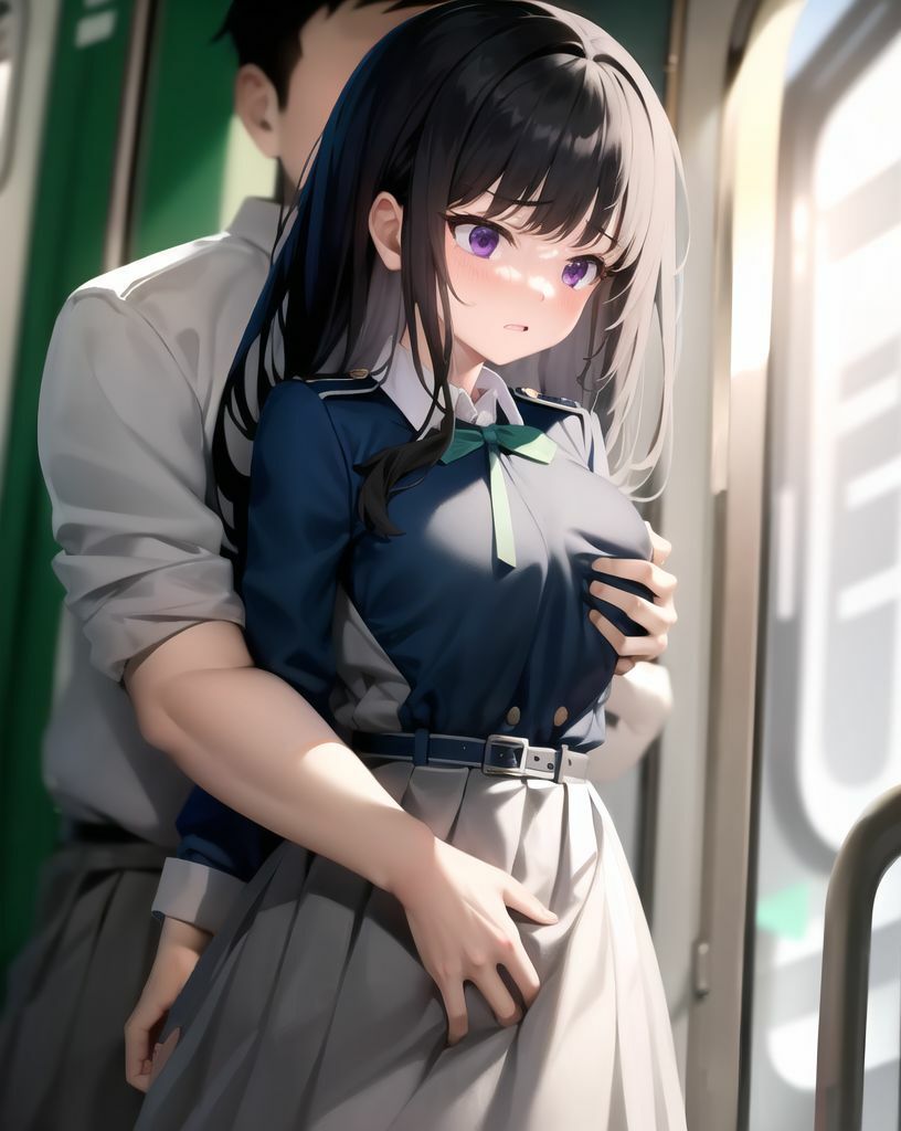 サンプル画像4:たきなの痴●電車(アクアライズ) [d_694807]