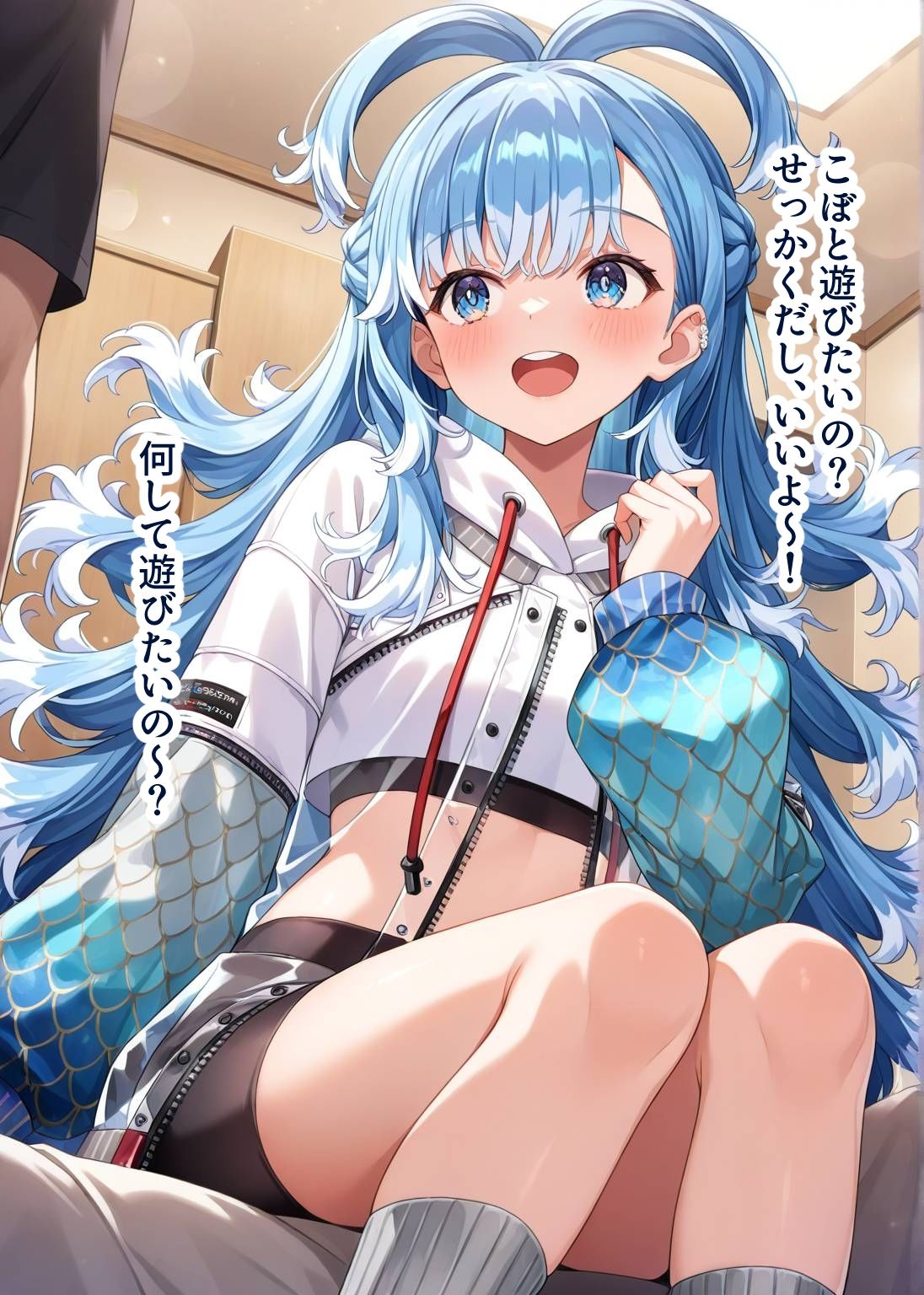 サンプル画像2:推しのVとセックスする話【こ〇・かなえる】(Vtuberとイチャラブえっちするサークル) [d_694860]