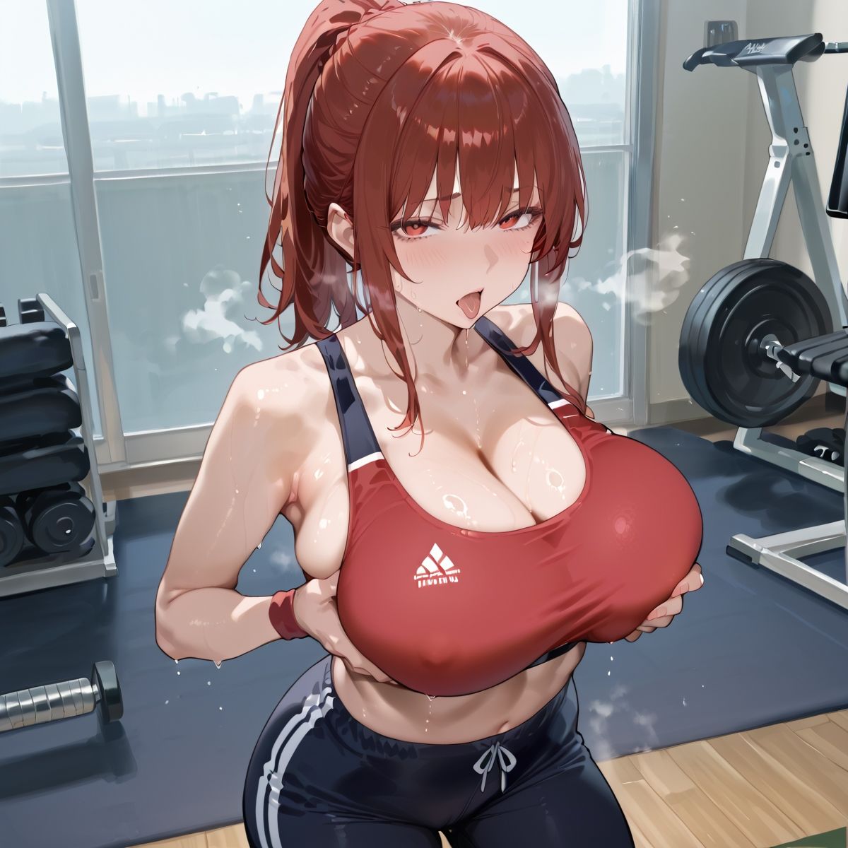 【PART2】超密着汗だくトレーニングジム 画像3