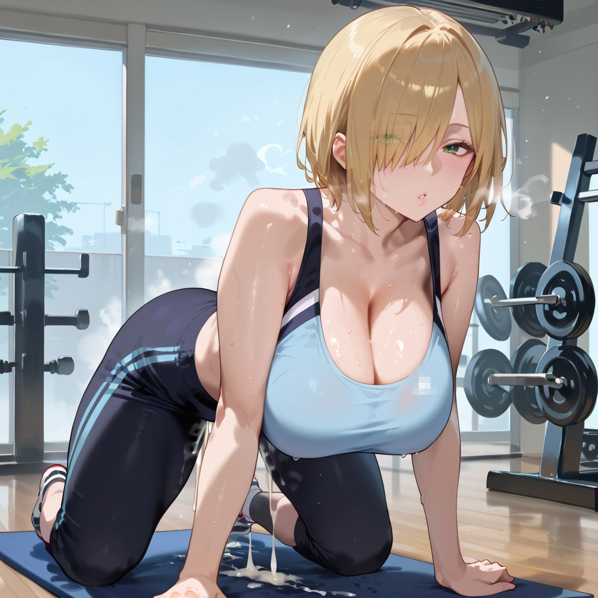 【PART7】超密着汗だくトレーニングジム 画像3