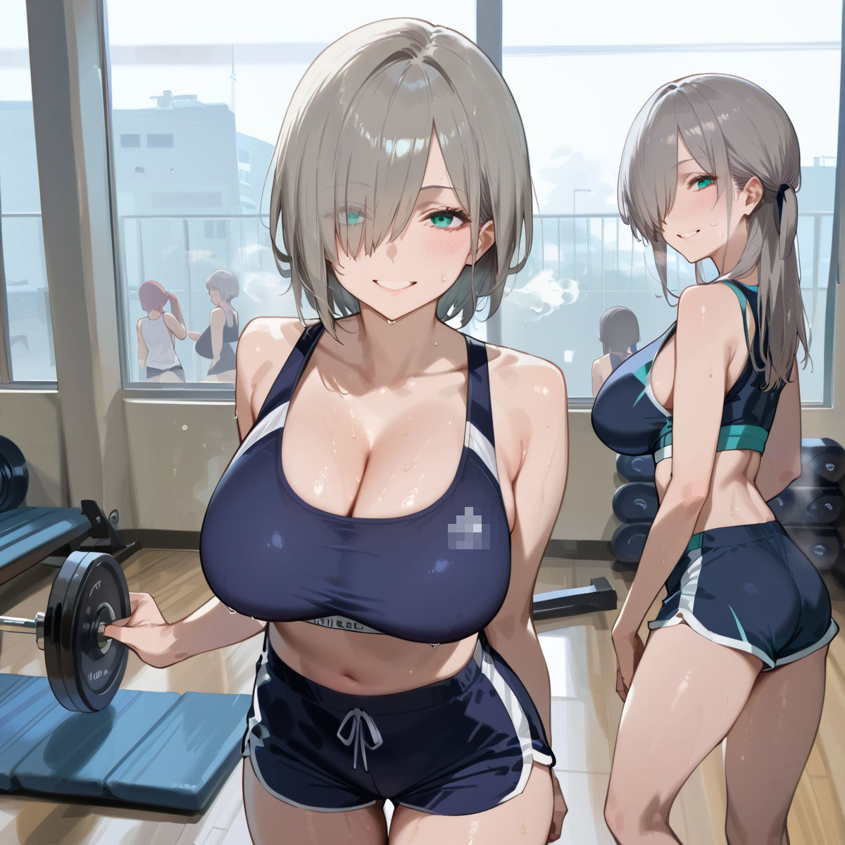 【PART10】超密着汗だくトレーニングジム 画像5