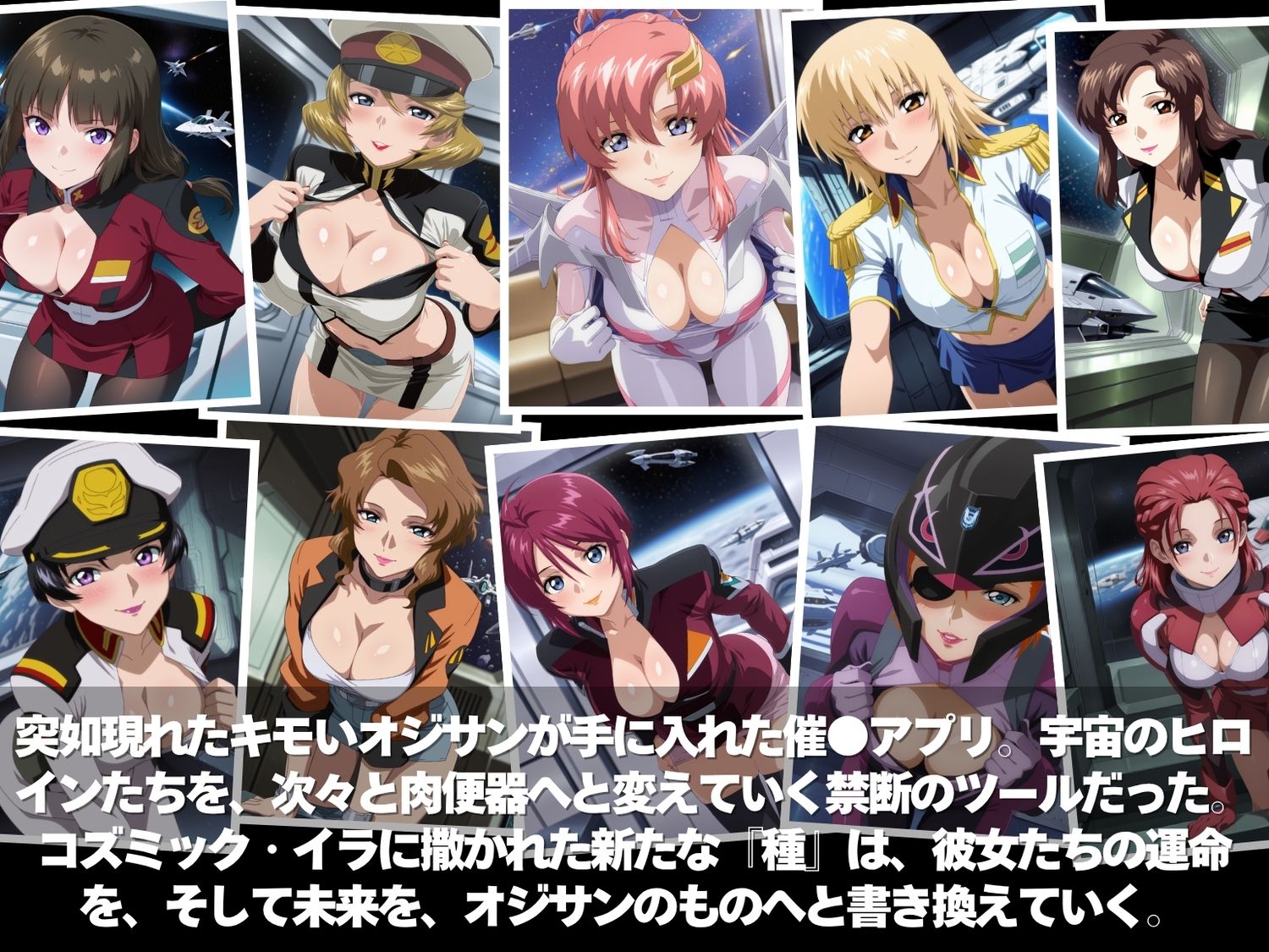 キモ男の逆襲。孕ませ完全征服！全員ペット化計画。宇宙の果てで種付け肉便器。  〜ガ●ダムSE●D編〜 画像1