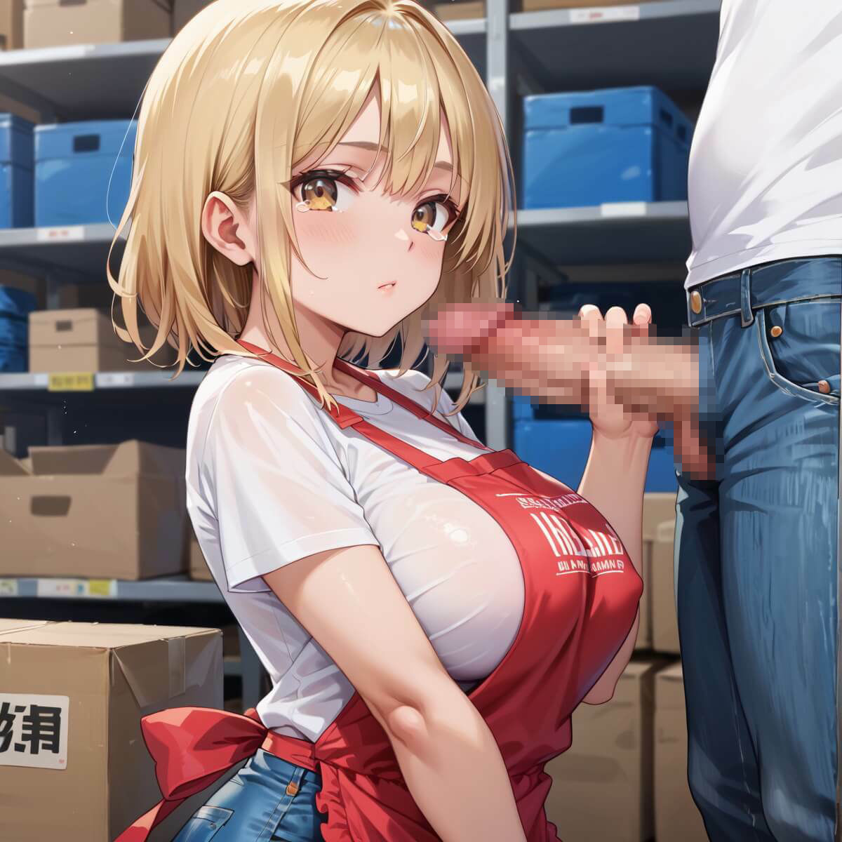 サンプル画像2:倉庫バイトが神すぎた！！〜エロエロバイトお姉さんと一緒！〜4【厳選CG220枚収録】(イシュタルの星) [d_695102]