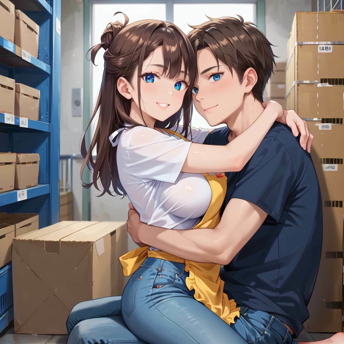 倉庫バイトが神すぎた!!〜エロエロバイトお姉さんと一緒!〜4【厳選CG220枚収録】 画像3