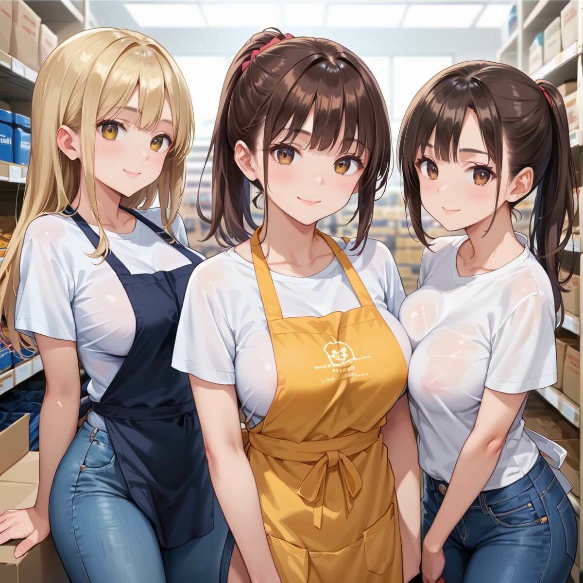 倉庫バイトが神すぎた！！〜エロエロバイトお姉さんと一緒！〜5【厳選CG220枚収録】 画像10