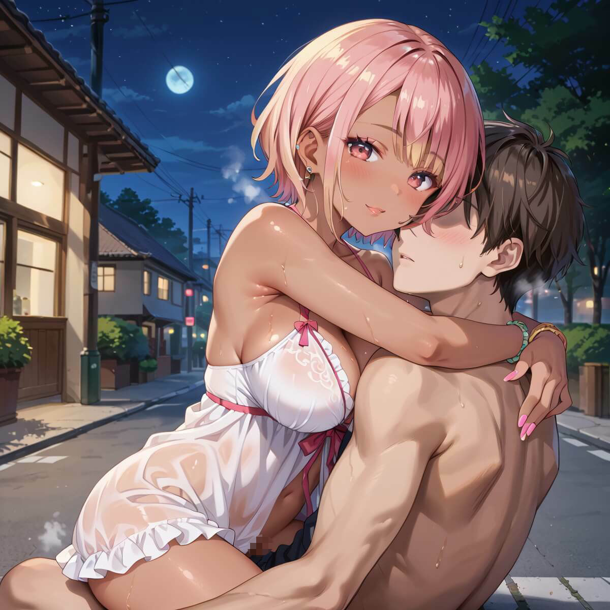 ビッチギャルは月下を下着で誘う・260枚 画像5